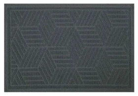 Spirella CUBO koupelnová předložka 50 x 80 cm tmavě šedá / bavlna / protiskluzová