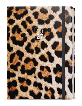 Týdenní diář 2027 Baloušek Oskar Lamino A5 Leopard