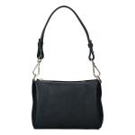 Trendy dámská kožená crossbody kabelka Inka, černá