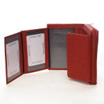 Menší dámská kožená peněženka Susi červená