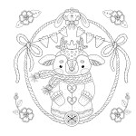 The Cutest of Cute Amigurumi Critters, antistresové omalovánky, Rika