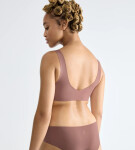 Dámská podprsenka ZERO Feel 2.0 Bralette - BROWN - hnědá 1141 - SLOGGI BROWN M