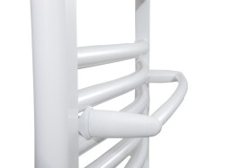 AQUALINE - Sušák ručníků na otopná tělesa 43cm oblý, bílá IDO-50