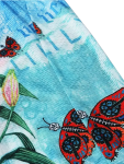 Spodní vrstva CYCOLOGY Tiger Lily, aqua, dámské (Motiv Tiger Lily, velikost M)