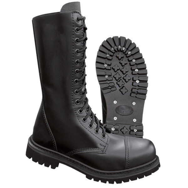 Brandit Boty Phantom Boots 14-dírkové černé 05
