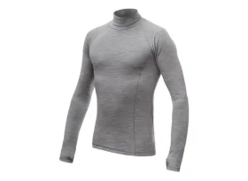 Sensor Merino Bold Neck pánské triko dlouhý rukáv Cool Gray vel. M