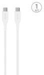 Puro Plain bílá / Datový kabel USB-C na USB-C / Power Delivery / 2 m (CUSBCUSBC2MTWHI)