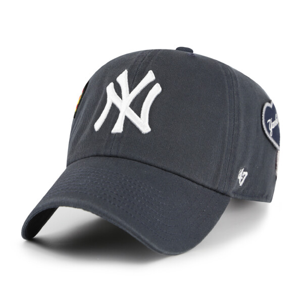 47 Brand Pánská kšiltovka New York Yankees MLB Badges 47 Clean Up modrá