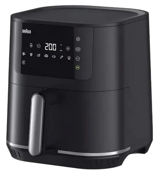Braun Houshold MultiFry 5 HF 5034I černá / Horkovzdušná fritéza / 6 l / 1700 W / dotykový LCD (0X12500022)