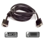 Kabel SVGA (D-sub) samec - samice / Prodlužovací / stíněný / 2 m / černá