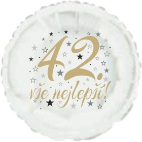 42. narozeniny balónek kruh Balonky.cz 42. narozeniny balónek kruh Balonky.cz