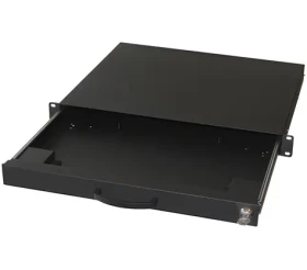Equip černá / Šuplík na klávesnici / 19" / 1U / Uzamykatelný / PS/2, USB (260420)