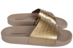 Pantofle model 7456203 zlatá zlatá 43 - Emporio Armani