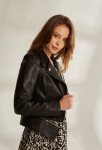 Monnari Bundy Black Imitation Leather Biker Jacket Black 40