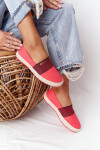 Espadrilles On Braided Sole Big Star Red Velikost: