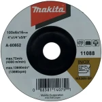 Makita Brusný kotouč na nerez 100x16 mm / Brusný kotouč / nerezová ocel / tloušťka 6 mm / 13690 1/min (A-80852)