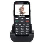 EVOLVEO EasyPhone XG + stojánek černá / 2.4 / 3MP / Bluetooth / microSDHC (EP-650-XGB)