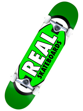 Real CLASSIC OVAL green skateboard komplet - 8