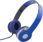 Esperanza EH145B Techno modrá / stereo sluchátka / 3.5 mm jack / skládací / ovládání hlasitosti / 3 m (EH145B)