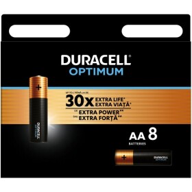 DURACELL - Optimum alkalická baterie tužková AA 8 ks (42386)