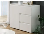 Komoda se zásuvkami Image, bílá