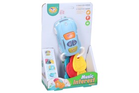 Autíčko s klíči a efekty 17cm
