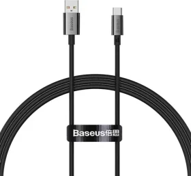 Baseus P10320102114-00 Kabel USB-A (M) - USB-C (M) 1 m černá / 100W (P10320102114-00)