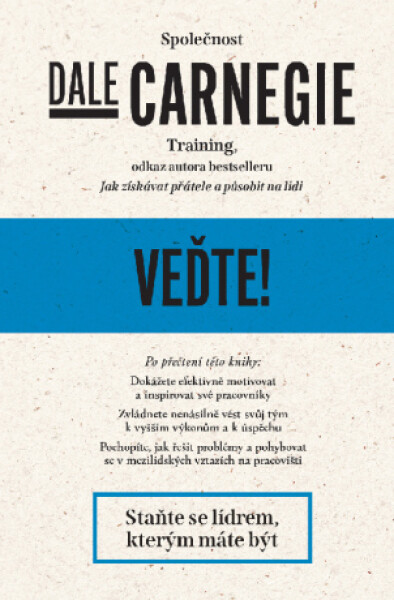 Veďte! - Dale Carnegie - e-kniha