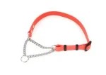FENICA Obojek iQsil polostahovací oranžový / Pro psy / Nylonový / 20 mm / 40-60 cm (DSCF1366)