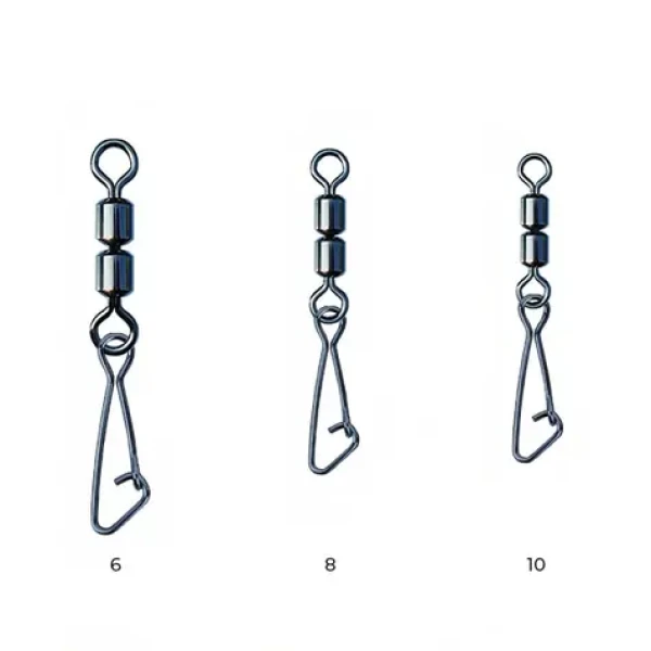 Nytro Karabinka s obratlíkem Connex Double Feeder Swivel with Hooked Snap Velikost 10 (22100008)
