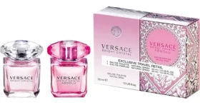 Versace Bright Crystal / Dárková sada parfémů / EdT 30 ml + EdP Absolu 30 ml / Exclusive Travel Retail (8011003829224)