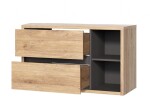 COMAD - Skříňka pod umyvadlo 100cm 2 zásuvky DEVON 5907441299503