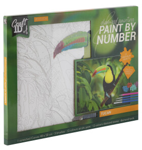 Diamantové malování tukan 40x50cm - Craft Creative
