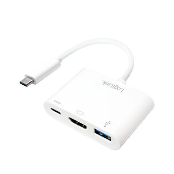 LogiLink UA0258 bílá / USB-C Hub / 1x USB-C / 1x USB-A / 1x HDMI (UA0258)