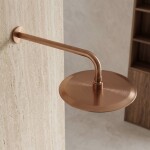 REA - Kulatá dešťová sprcha JS-P014BRG 25cm Brush Copper REA-P8602