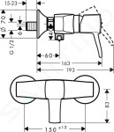 HANSGROHE - Metropol Classic Sprchová baterie, chrom 31360000