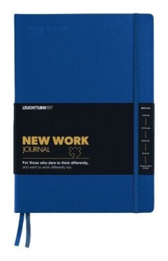 Zápisník New Work Journal Composition B5, Indigo, anglicky