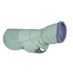 Oboustranná mikina Razzle-Dazzle Midlayer, zelená/šedá, Hurtta Velikost: 65