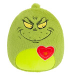 Squishmallows Fuzzamallows Grinch - Grinch se srdíčkem 20 cm