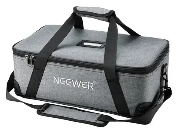 Neewer Fotobrašna šedá / Fotobrašna / oxford PVC / nastavitelné pěnové přepážky / 49,5x29,5x16,5 cm (B0C8HWZB8F)