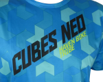 Volný dres HAVEN CUBES NEO blue/green (Barva modrá/zelená, velikost S)