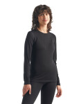 Dámské merino tričko s dlouhým rukávem ICEBREAKER Wmns 260 Tech LS Crewe, Black velikost: M