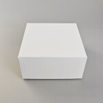 Cake star dortová krabice JOY bílá nepromastitelná 18x18x9cm