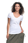 Dámká hlenka/košilka V-neck 22200 melanžově šedá L