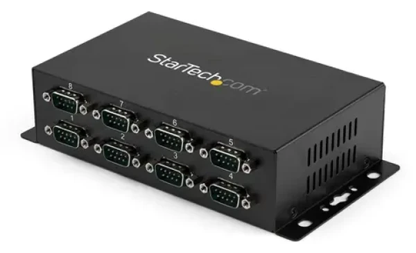 StarTech adaptér USB na sériový port RS232 černá / Adaptér / 8 portů / USB 2.0 Type-B / FTDI FT232RL (ICUSB2328I)