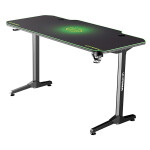 ULTRADESK Frag zelená / Herní stůl / 140 x 60 x 76 cm / USB hub (UDESK-FG-GR)