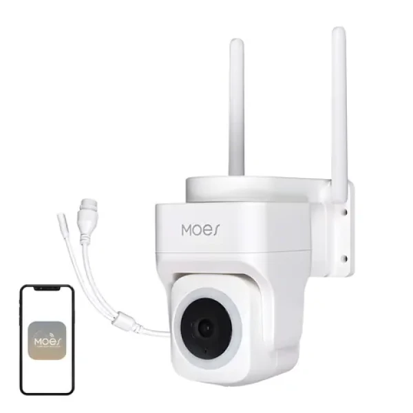 MOES WCM-B66 / Venkovní IP kamera / 3 MP / Wi-Fi / LAN / IP65 / microSD (WCM-B66-EU-MS)