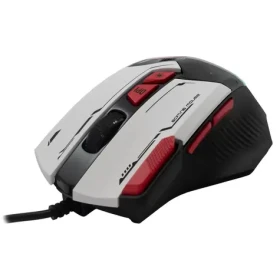 Baracuda MANTA Herní myš / Herní myš / Optický / 8D / 12800 dpi / 1.5m / USB / 81g / bílá (MANTA-W)