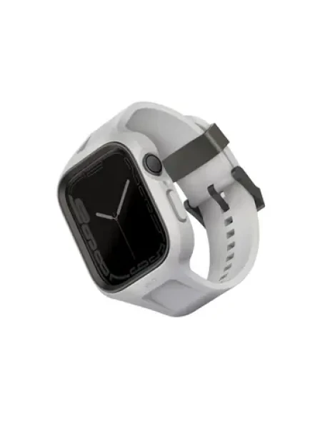 UNIQ Monos 2v1 řemínek a ochranné pouzdro pro Apple Watch 44/45mm šedý UNIQ-45MM-MONOSGRY