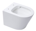 Wc závěsné SAT Infinitio včetně prkénka softclose, bílá matná, zadní odpad SATINF010RREXPWM SATINF010RREXPWM